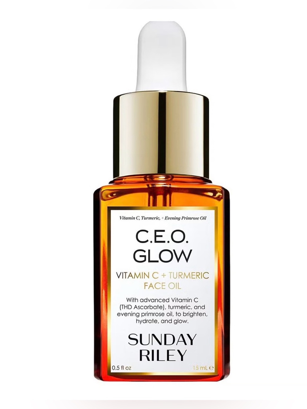 Sunday Riley C.E.O. Glow Vitamin C + Turmeric Face Oil — 0.5 fl oz / 15 ml - NEW